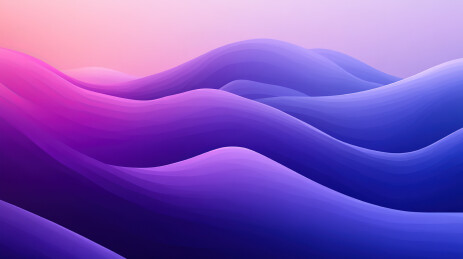 夕阳下的天空映衬下的剪影景观