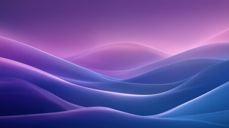 夕阳下的天空映衬下的剪影景观