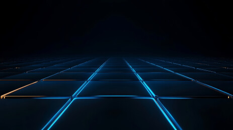 科技感十足的蓝色矩阵