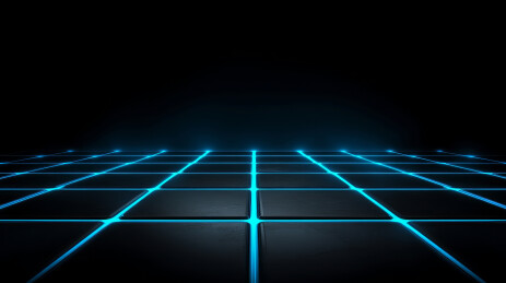 科技感十足的蓝色矩阵