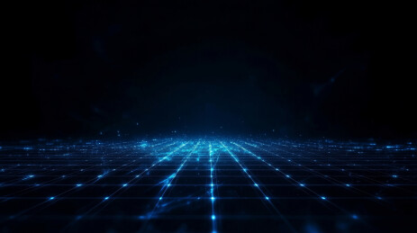 科技感十足的蓝色矩阵