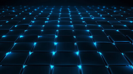 科技感十足的蓝色矩阵