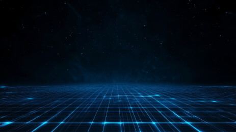 科技感十足的蓝色矩阵