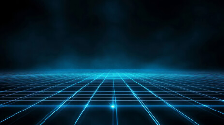 科技感十足的蓝色矩阵