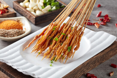 碳烤鸭肠串