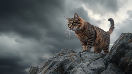 霸气的狸花猫