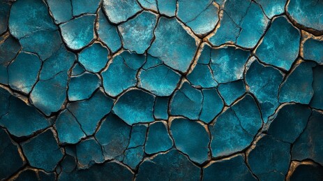 蓝色干裂纹理的地面画面