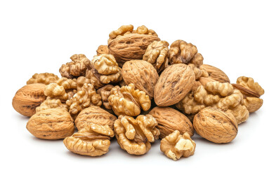 放在桌子上的食材与药品