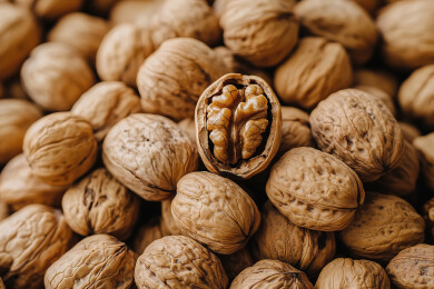 放在桌子上的食材与药品