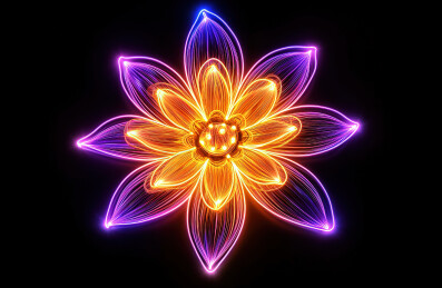 黑色背景下照明设备的特写镜头