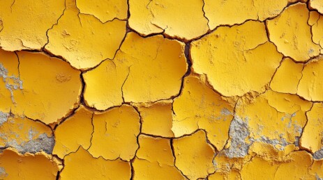 干裂泛黄的大地纹理