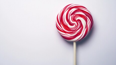 红白漩涡棒棒糖