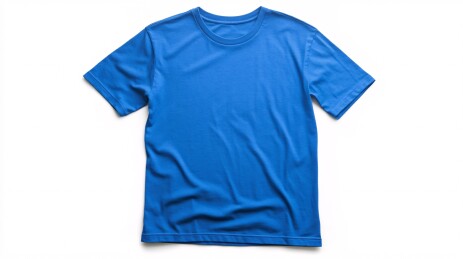 纯色皇家蓝T恤