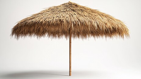 提基风格茅草伞