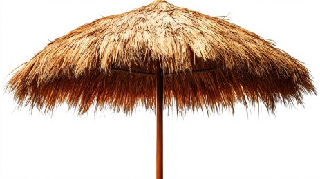 提基风格茅草伞