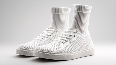 白色袜子高清摄影