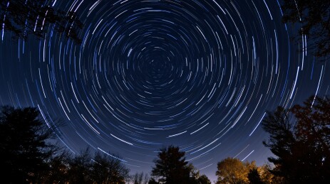 星空延时摄影