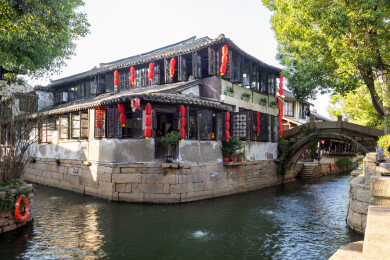 甪直古镇江南水乡风光