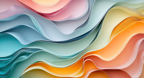 彩色抽象背景的全帧拍摄