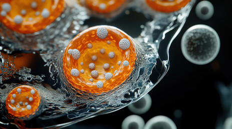 气泡的高角度观察