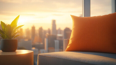 阳光满溢的现代居室