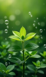 一片绿意盎然的景象