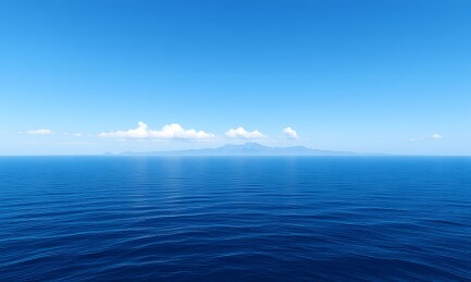 碧波万顷天远海近