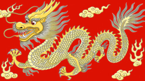 红色中国龙