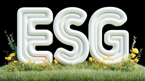 绿色草地上的可持续发展