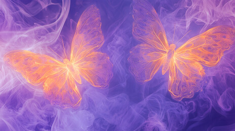 幻彩蝴蝶图景