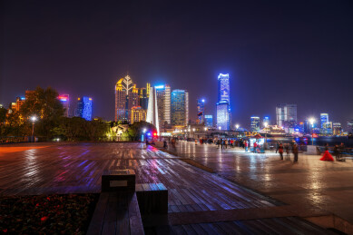 上海都市夜景