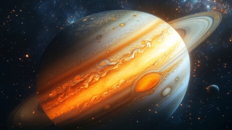 木星及其卫星与光环