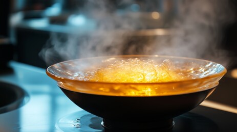 热气腾腾的中式汤羹