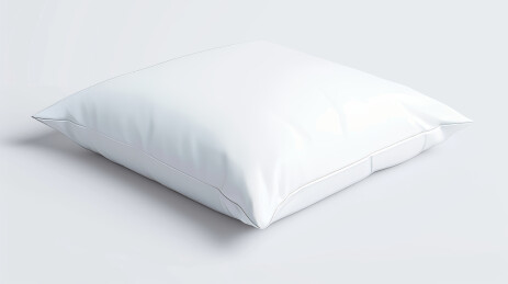 纯白方形靠枕