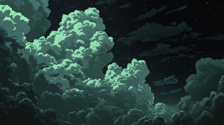 暗夜云影