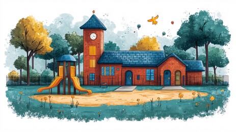 小学外景图