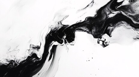 黑白漆流动背景