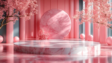 Marble背景3D平台