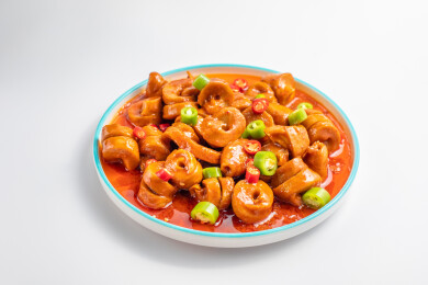 美味菜品香辣面筋