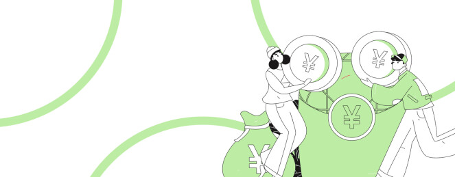 使用红包拉新促活扁平矢量人物概念插画