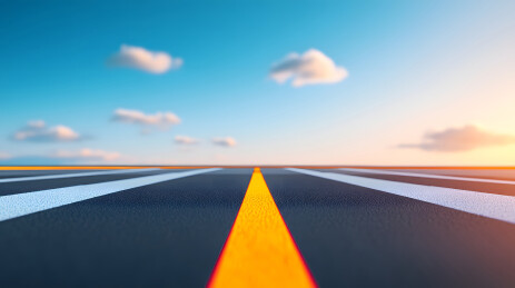 机场跑道的飞机起飞商务背景