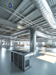 工业厂房内部通风系统