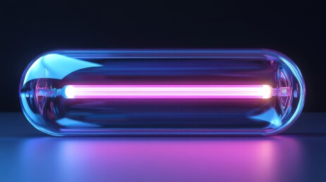 紫色荧光灯的科技之美