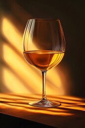 柔光下木桌上的酒壶