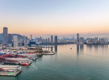 深圳蛇口太子湾邮轮母港邮轮中心K11航拍