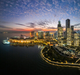 深圳蛇口太子湾邮轮母港邮轮中心K11航拍