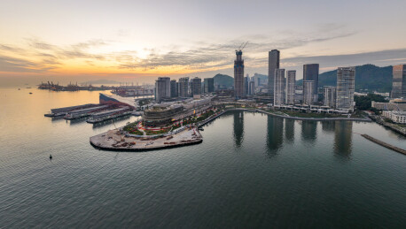 深圳蛇口太子湾邮轮母港邮轮中心K11航拍