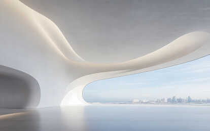 极简的现代建筑艺术与空间结构