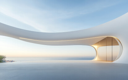 极简的现代建筑艺术与空间结构