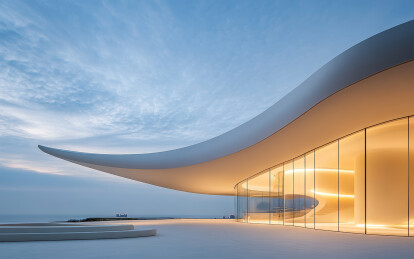 极简的现代建筑艺术景观